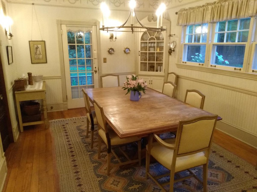 Dining room. Table can expand to seat 14.