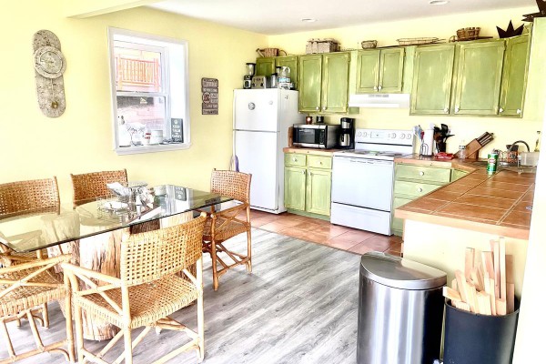 Large open kitchen with all amenities 
