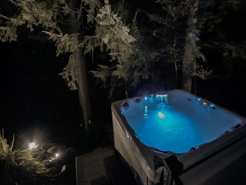 Soak in the jacuzzi after a long day of exploring