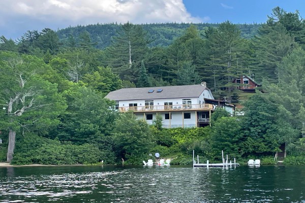 View of Lodge from the water