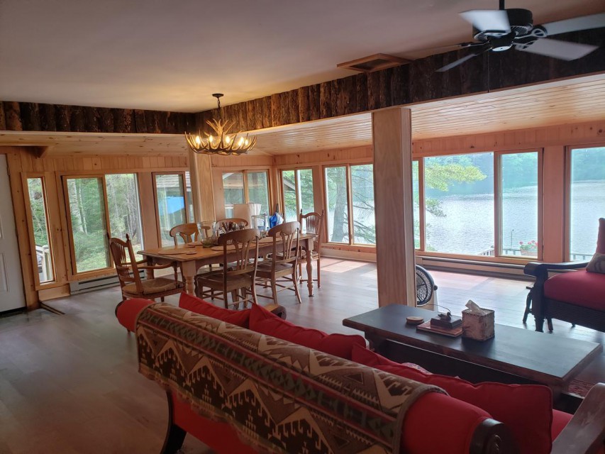 Panoramic views of our own private cove 