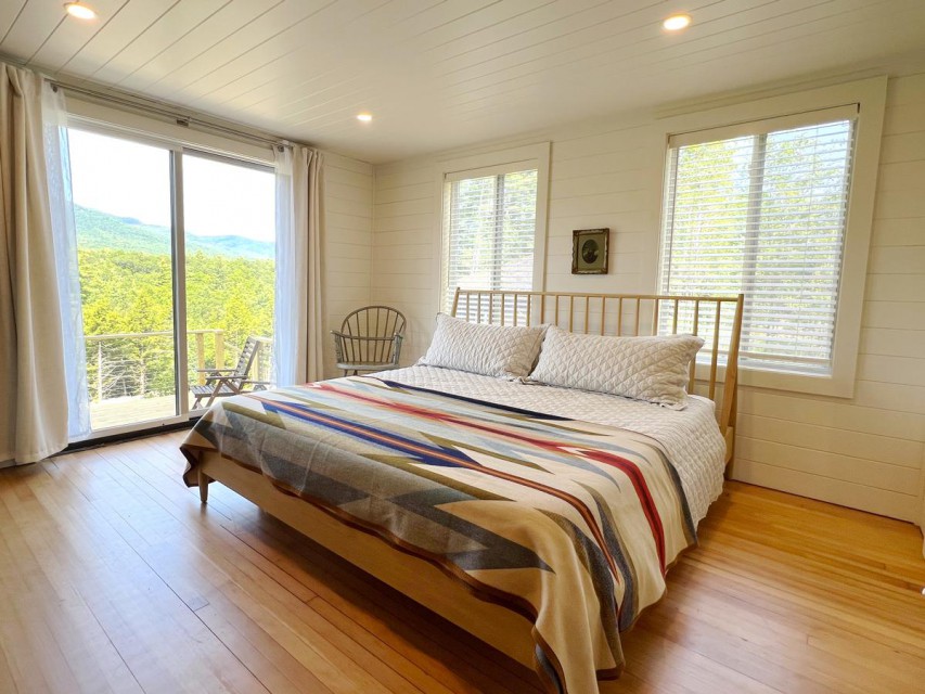First floor master bedroom ensuite with views of Mtns.