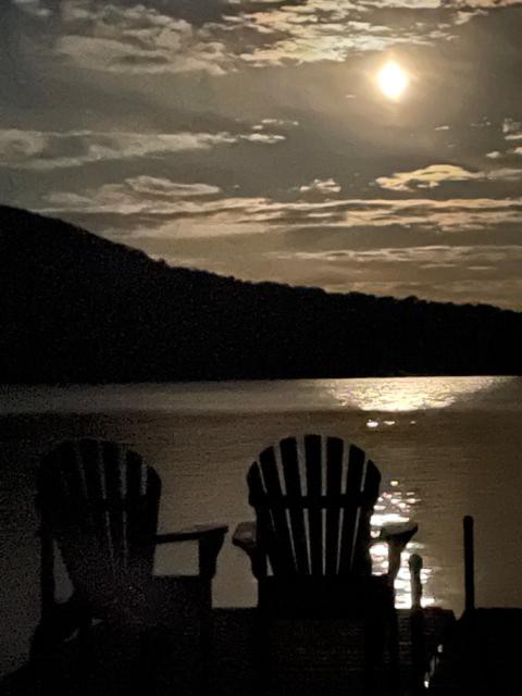 Full Moon Over Cranberry Lake