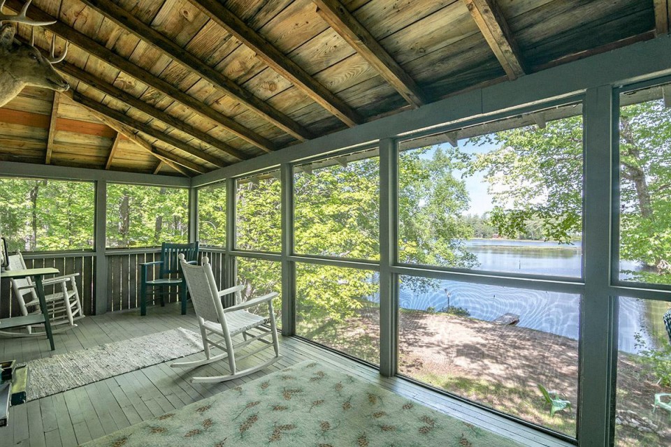 Large Screened Porch with Beautiful View