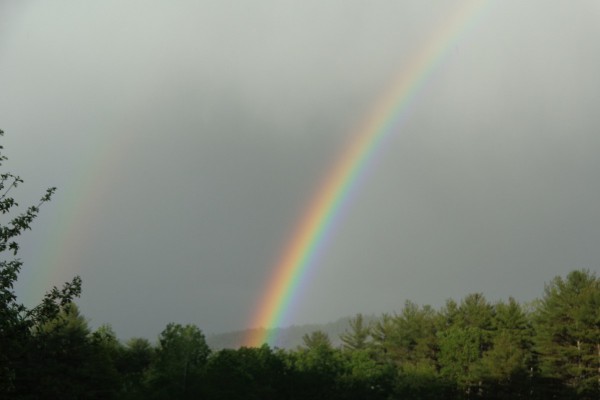 Rainbow over Loon Lake