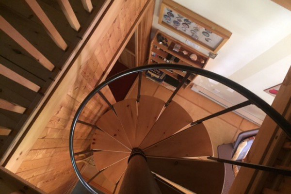 Unique spiral staircase