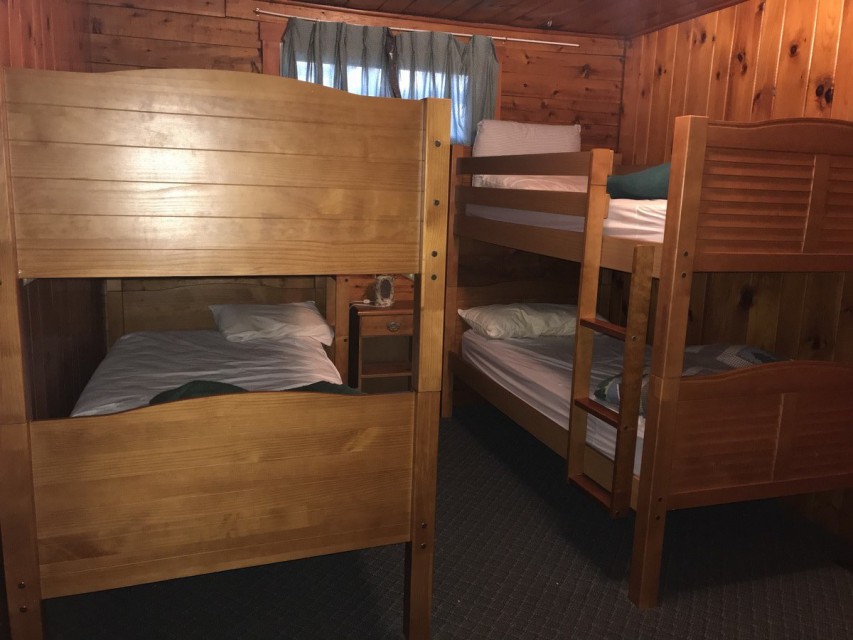 bunk room in lodge