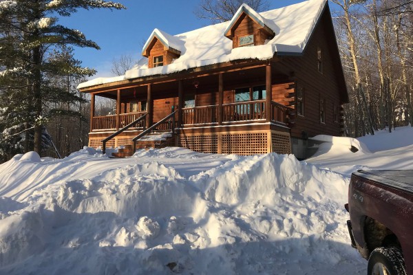 Bearfoot Cabin + Whiteface Mountain = Perfect Together!