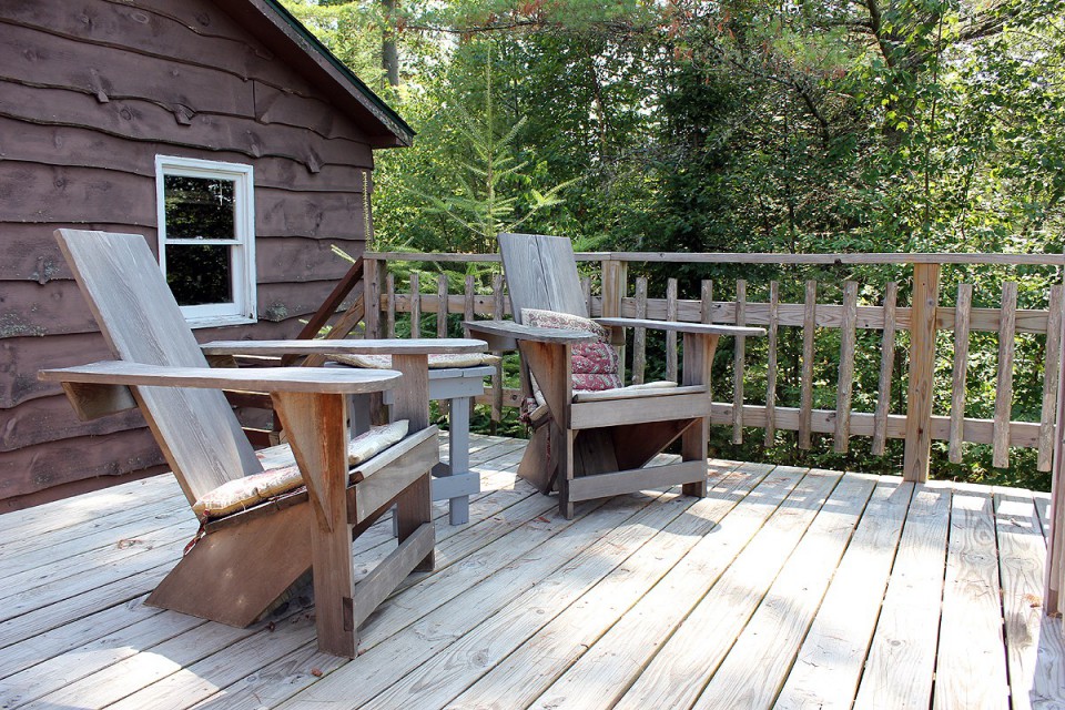 ADK Chairs on the Side Deck