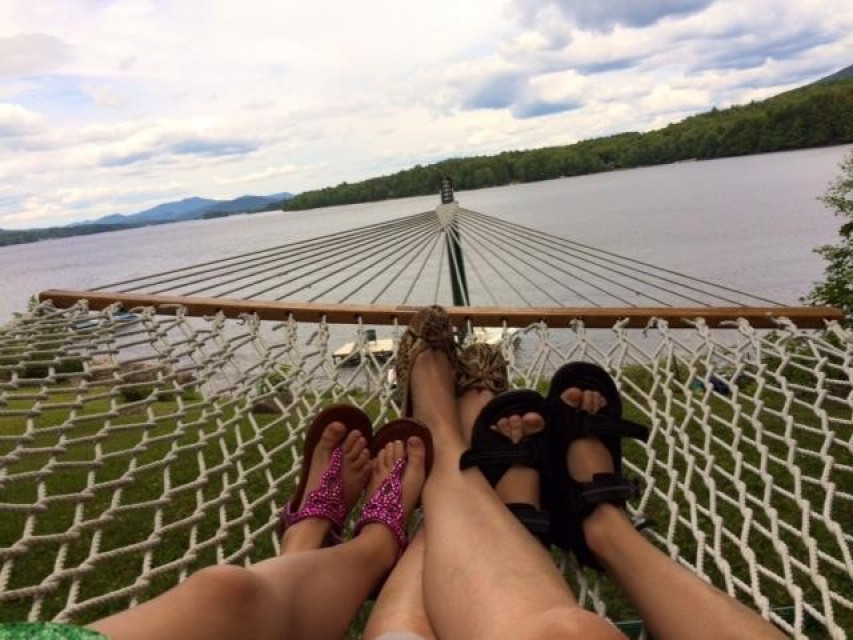 Lake view from hammock
