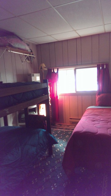 Bedroom with a twin and bunkbed