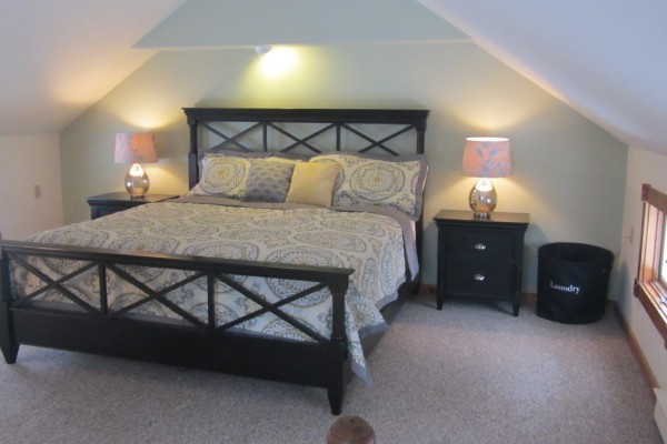 Master Suite- King sized bed