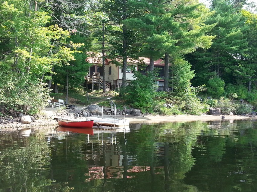 Cottage from the lake