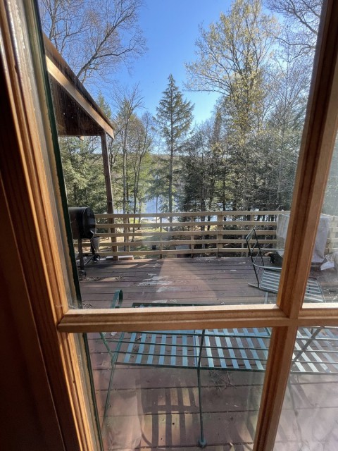 Lake view from master bedroom