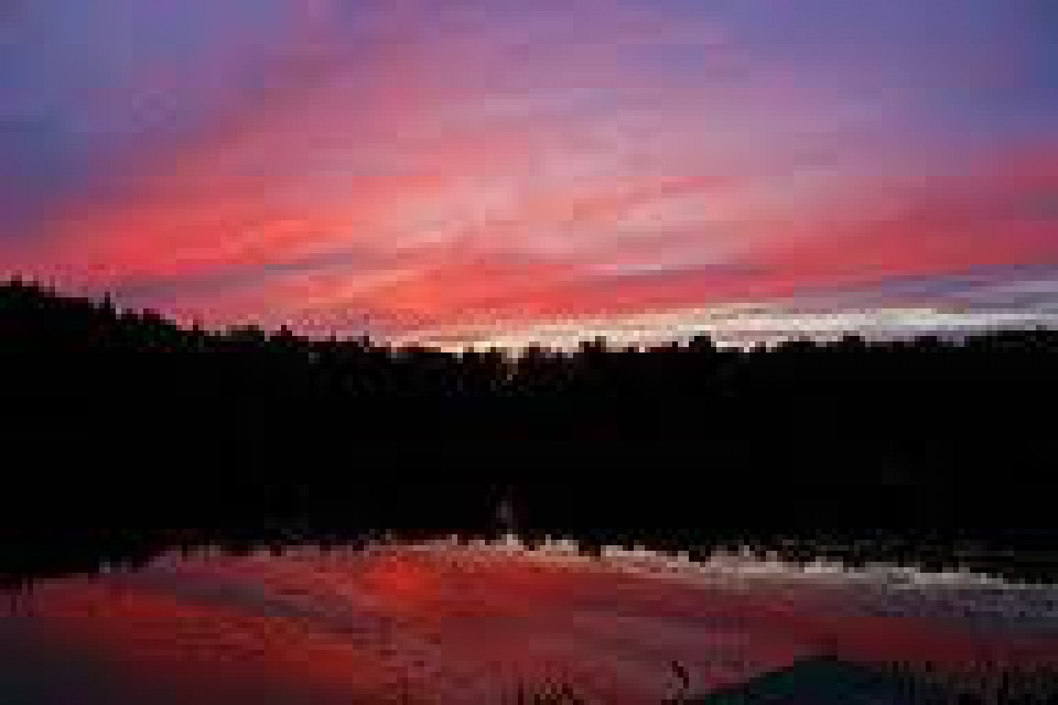 Sunset on Twin Pond