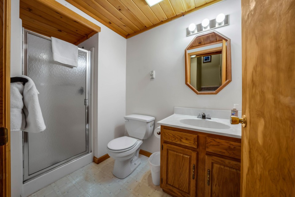 One of our two full bathrooms!