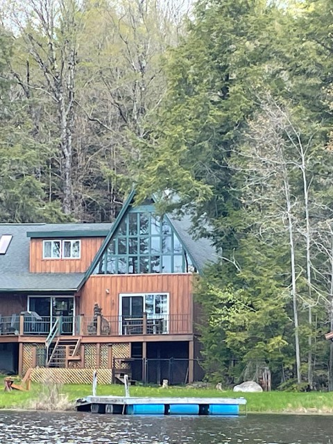 Our beautiful cabin on the lake