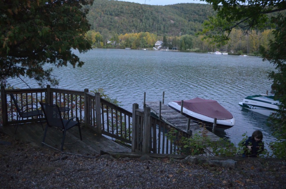 Private Boat Dock and Seating Area