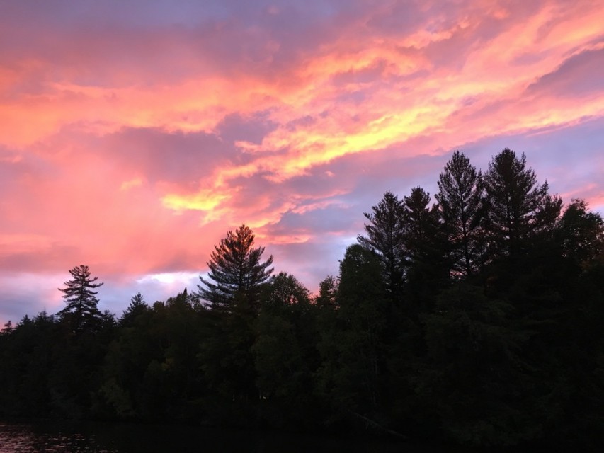 Typical Adirondack sunset