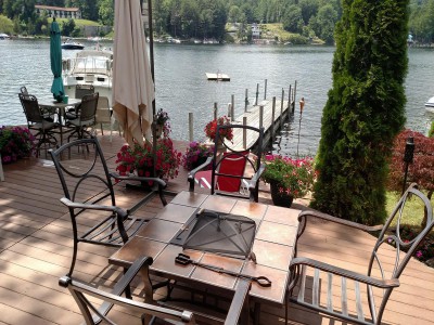 BOLTON WATERFRONT HOME W DOCK- 50 FT TO LAKE FRONT