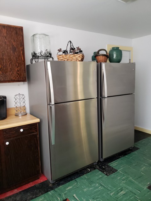 New Refrigerators in Main Lodge Kitchen