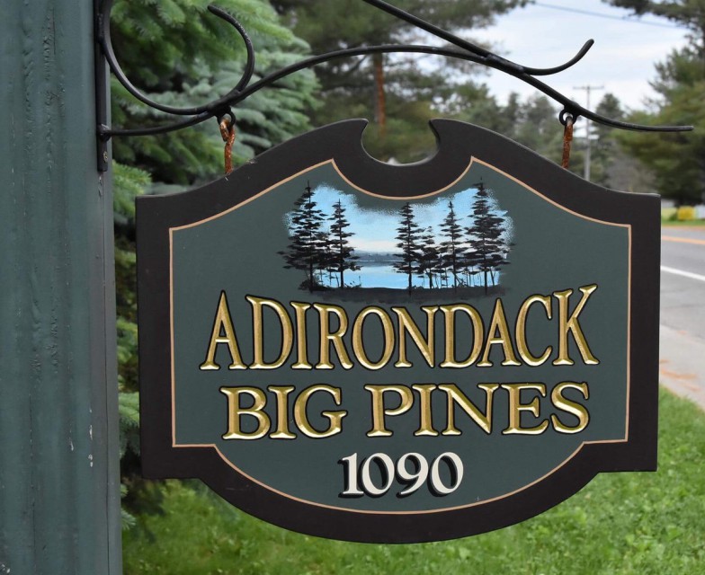Adirondack Big Pines is bordered by 100 year old pines